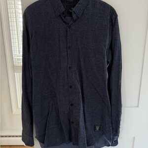 Scotch & Soda Black Casual Button Down Shirt